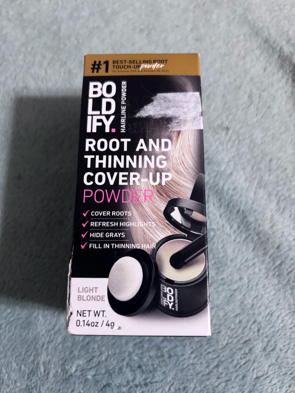 Boldify Root and Thinning Cover-Up Hairline Powder Light Blonde 14oz.